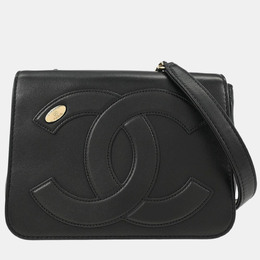 Chanel Black Lambskin Shoulder Bag 1218664
