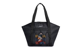 Тканевая сумка-шопер через плечо унисекс черный Nike, Абстрактный монстр cv0063-010(team80-男女同款萌宠系列) | abstract monster