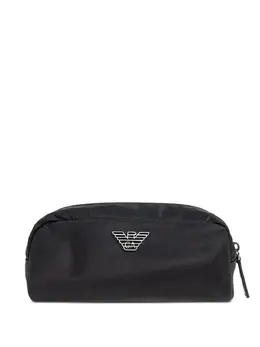 Emporio Armani logo zip wash bag 31974494