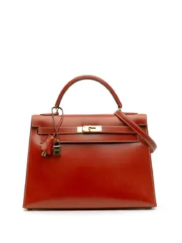 Hermes 1995 Box Calf Kelly Sellier 32 satchel 32201093