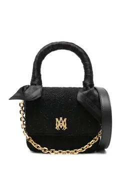 Amiri logo-plaque chain-link clutch bag 31992910