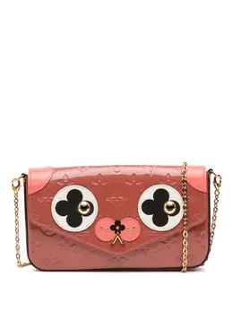 Louis Vuitton 2017 Monogram Vernis Pochette Felicie Valentine Dog crossbody bag 32198969