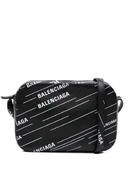 Balenciaga 2019 S Calfskin Logo Print Everyday Camera Bag crossbody bag 32235872