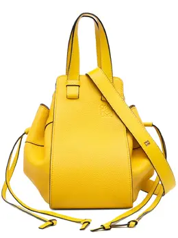 Loewe 2010-2025 Small Grained Calfskin Drawstring Hammock satchel 32239561