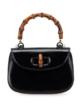Gucci 20th Century Calfskin Bamboo Night satchel 32209574