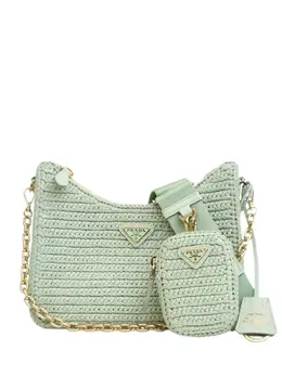 Prada 2019-2025 Yarn Effect Raffia Crochet Re Edition 2005 satchel 32232563