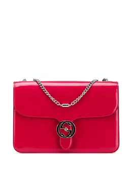 Gucci 2000-2015 Medium Patent Dollar Interlocking G crossbody bag 32193693