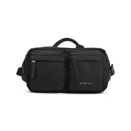 Givenchy-Black Essential U Polyamide Belt Bag-Uomo 52654944223572