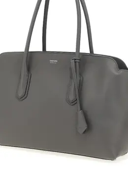 Tom Ford-Logo Shoulder Bag Borse A Spalla E Tracolla Grigio-Donna 51960945705300