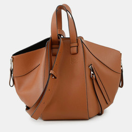 Loewe Hammock Bag Tan Classic Calf Leather Size Small 1220076