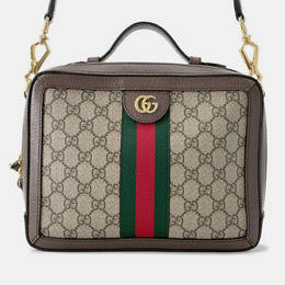 Gucci Ophidia Gg Supreme Shoulder Bag Beige/Brown Pvc Leather 1220065
