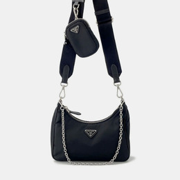 Prada Re-Edition 2005 Shoulder Bag Black Nylon 1220059