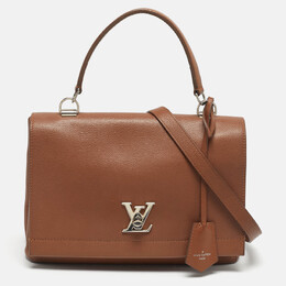 Louis Vuitton Brown Leather Lockme II Bag 1219900