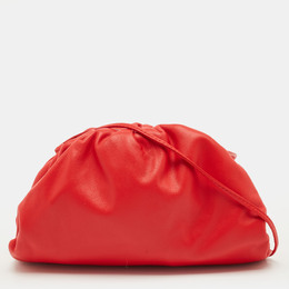 Bottega Veneta Red Leather Mini The Pouch Bag 1219931