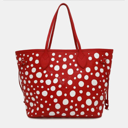 Louis Vuitton Neverfull Red Empriente Leather Shoulder Bag 1214569
