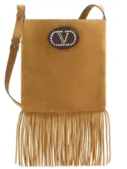Valentino Garavani Nellcôte suede shoulder bag 25712557