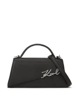 Karl Lagerfeld Signature Slim leather tote bag 26156744