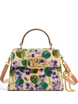 Valentino Garavani small VSling embroidered tote bag 25713219