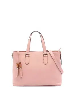 Gucci 2000-2015 Leather Bamboo Tassel satchel 32261491