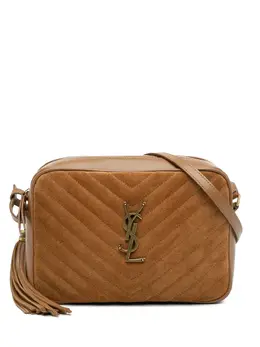 Saint Laurent 2021 Matelasse Suede Monogram Lou Camera Bag crossbody bag 32259871