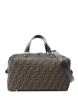 Fendi 2010-2025 Medium Zucca Canvas Siesta Duffle Bag travel bag 32261527