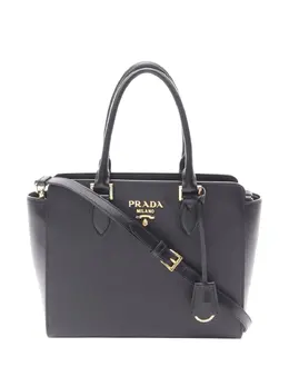 Prada 2010-2025 Saffiano and Soft Calf Zippered tote bag 32261506