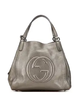 Gucci 2000-2015 Medium Metallic Leather Soho Cellarius tote bag 32259804