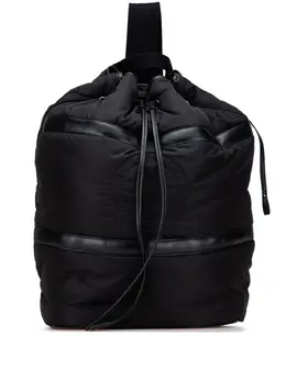 Saint Laurent 2023 Nylon Rive Gauche Drawstring backpack 32259808