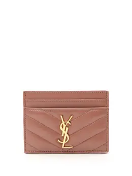 Saint Laurent 2013-2025 Lambskin Cassandre Case card holder 32260894