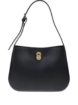 Fabiana Filippi curved leather shoulder bag 32054004