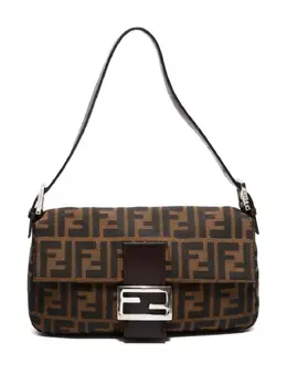 Fendi 1990-2000 Zucca canvas shoulder bag 32191949