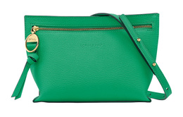 Сумка через плечо Mailbo Grain Cow Leather, женская сумка-кроссбоди травянисто-зеленый Longchamp 10196htad01