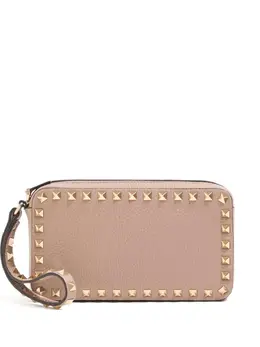 Valentino Garavani Rockstud-embellished clutch bag 29539149