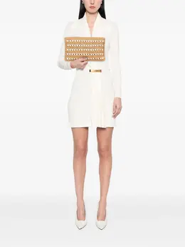 Prada 2000-2013 Raffia Crochet clutch bag 32267524