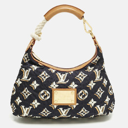Louis Vuitton Navy Blue Monogram Nylon Limited Edition Bulles PM Bag 1220390