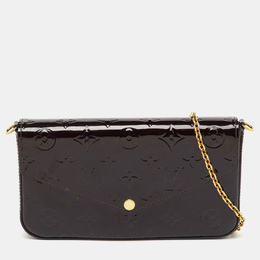 Louis Vuitton Amarante Monogram Vernis Felicie Pochette Bag 1219310