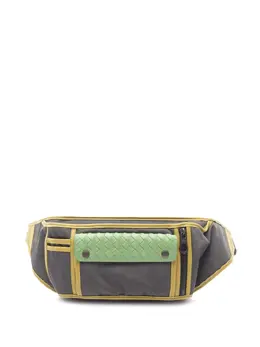 Bottega Veneta 2012-2025 Canvas and Intrecciato belt bag 32278476