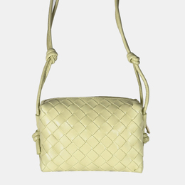 Bottega Veneta Mini Loop Intrecciato Leather Shoulder Bag 1221166