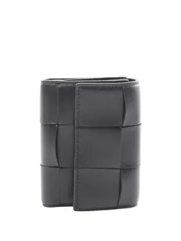 Bottega Veneta 2012-2025 Nappa Intreccio Cassette Trifold Wallet small wallets 32289988