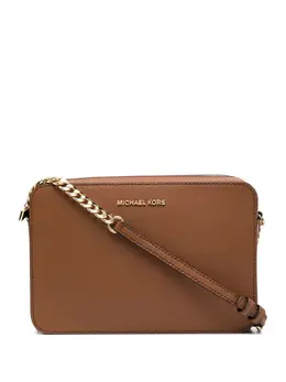 Michael Kors logo-plaque leather satchel bag 16691733