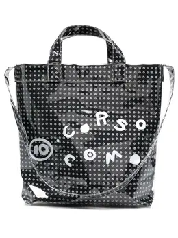 10 Corso Como coated logo-print tote bag 16592765