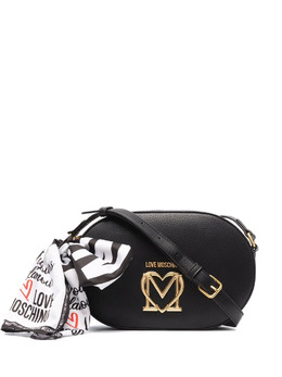 Love Moschino scarf-detail logo crossbody bag 16903927