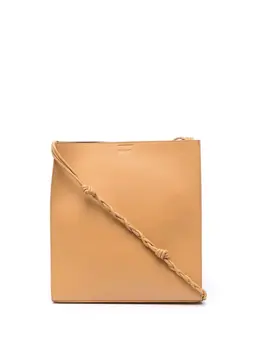 Jil Sander Tangle embossed-logo leather bag 17038425
