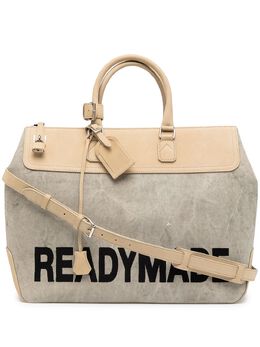 Readymade logo-print contrast-panel holdall bag 16893567