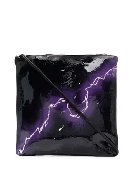 Guidi thunder-print shoulder bag 17212607
