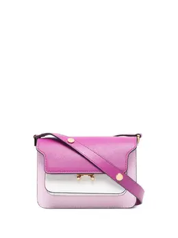 Marni concertina leather shoulder bag 17104340