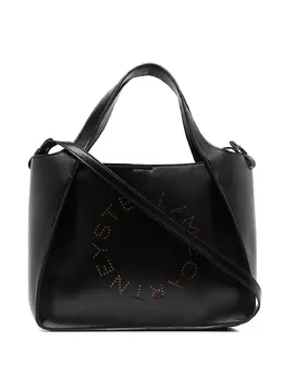 Stella McCartney Stella Logo faux-leather tote bag 17491293