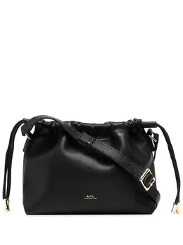 A.P.C. drawstring logo-detail satchel bag 17700095