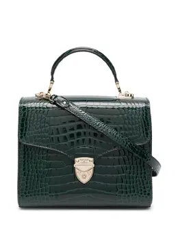 Aspinal of London Mayfair crocodile-effect tote 17671336