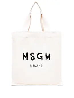 MSGM logo-print tote bag 17958505